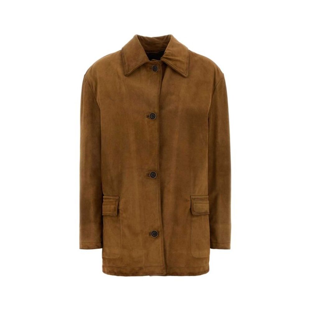 Santoro Women Giacca Camicia Suede